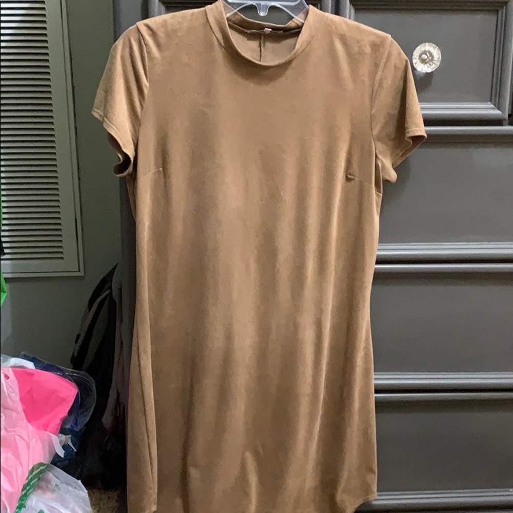 Suede dress